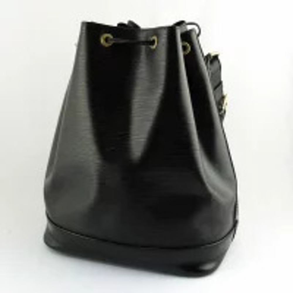 Louis Vuitton Epi Noe Black Bag Shoulder Leather Black